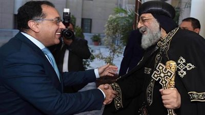 رئيس الوزراء يهنئ البابا تواضروس الثاني بعيد الميلاد المجيد