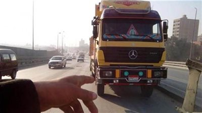 كشف ملابسات واقعة القيادة المتهورة للنقل الثقيل
