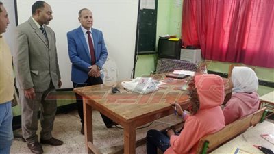 جولة تفقدية لوكيل تعليم كفر الشيخ على المدارس