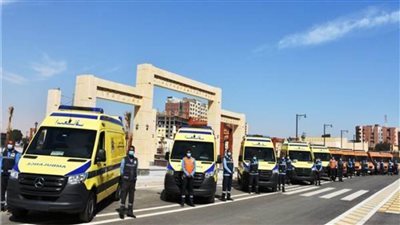 الصحة: الدفع بـ10 سيارات إسعاف لموقع حادث الطريق الأوسطي