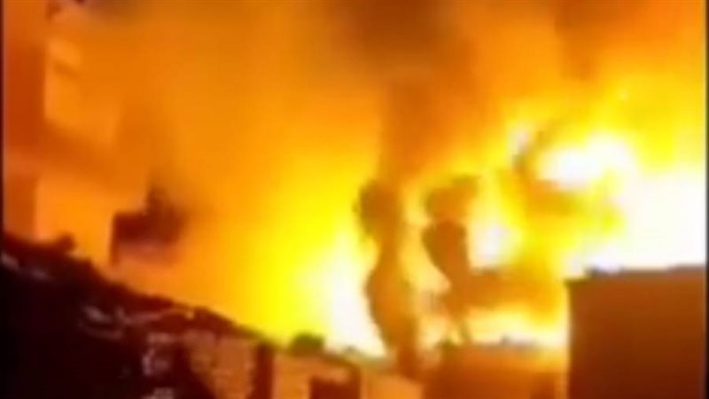 صورة من الحريق