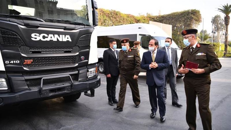 الرئيس السيسي يتفقد