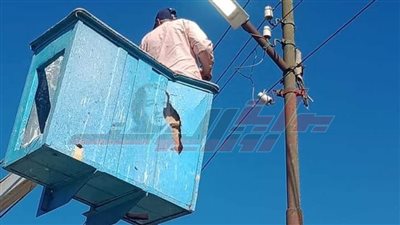 رفع كفاءة الإنارة وتسليك خطوط الصرف الصحي بمدن كفر الشيخ