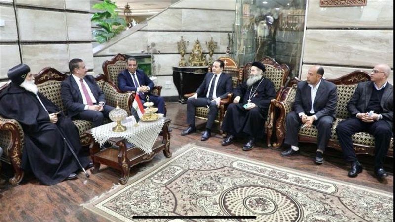 محافظ المنوفيو أثناء