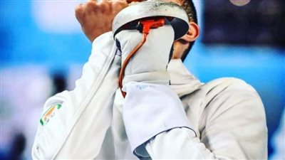 محمد ياسين يحرز المركز ال 11 بكأس العالم لسلاح سيف المبارزة بإيطاليا