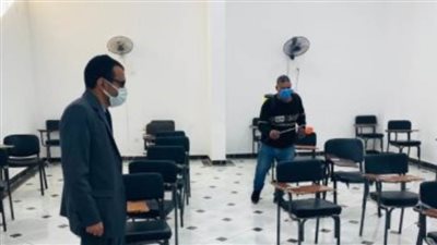 انتظام امتحانات الفصل الدراسى الأول بجامعة العريش 