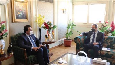 خالد عبدالغفار يبحث آليات التعاون العلمى مع السفير الألمانى بالقاهرة