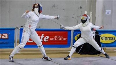 آية شريف تحرز المركز الـ10 مكرر بكأس العالم لسلاح المبارزة شابات بإيطاليا