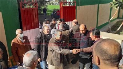 رئيس مدينة مطوبس يتفقد المدرسة الثانوية المشتركة