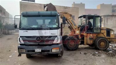 حملات نظافة مكبرة بمدينة سيدي غازي في كفر الشيخ