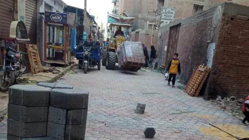 وضع انترلوك بالشوارع