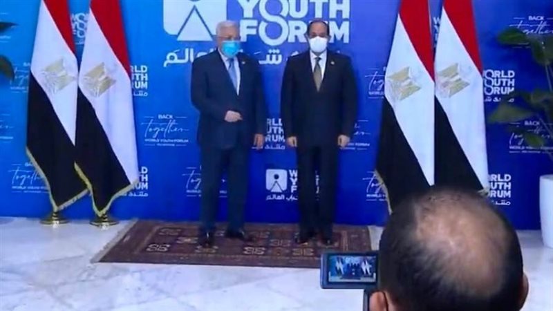 الرئيس السيسي وابومازن