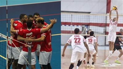 فوز الزمالك والأهلي على الطيران وسبورتنج بدوري الطائرة