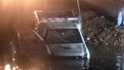 النيابة العامة تحقق في غرق سيارة نقل بمنشأة القناطر