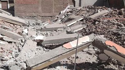 وفاة وإصابة 3 أشخاص إثر انهيار عقار بدمياط