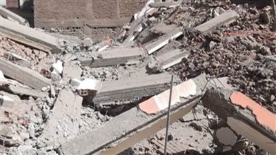 وفاة وإصابة 3 أشخاص إثر انهيار عقار بدمياط