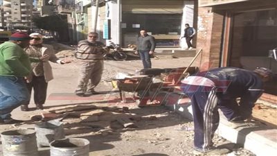 إزالة حالات التعدي على أملاك الدولة بكفر الشيخ