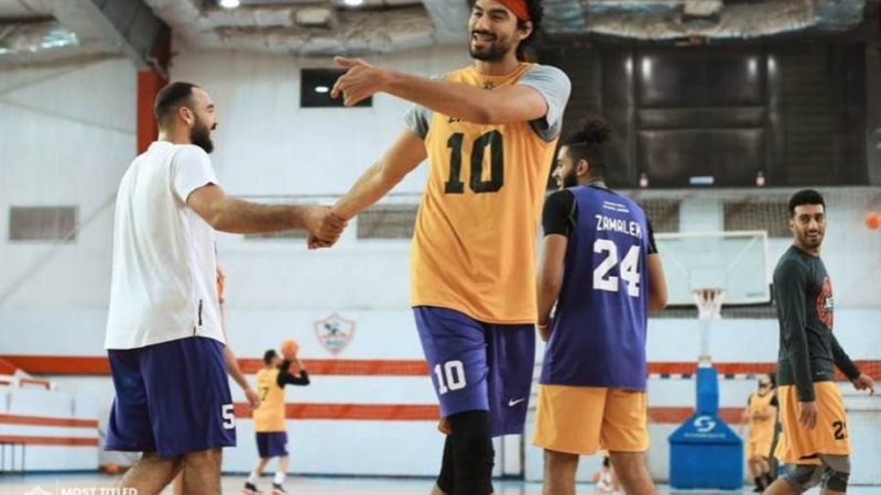 تدريبات سلة الزمالك