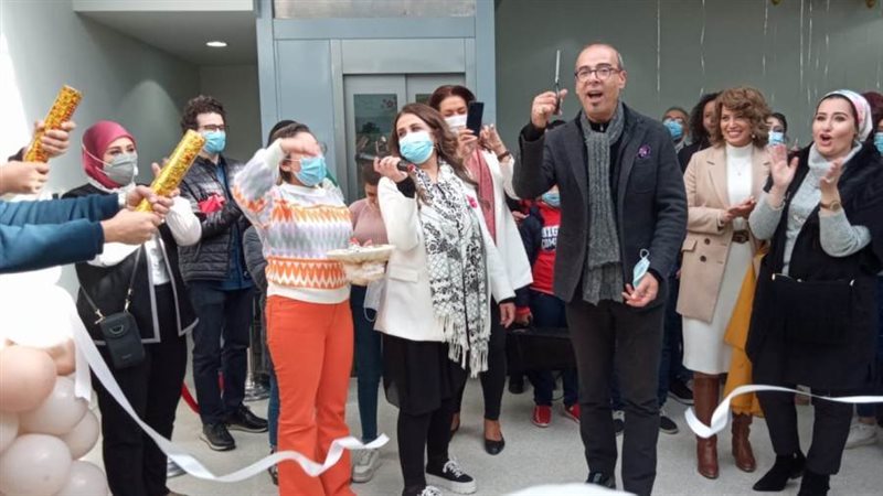 خلال افتتاح وحدة