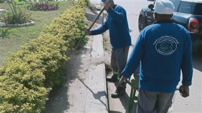 حملات نظافة وإخلاء الشوارع من الإشغالات بالمعادى وحلوان