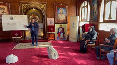 د.مصطفى وزيرى يتفقد المشروعات فى القاهرة التاريخية وآثار أبو مينا بالإسكندرية 