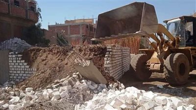 إزالة تعديات خلال حملتين بمدينة أسوان