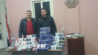 ضبط 407 عبوات سجائر مهربة جمركيًا وضريبيًا في حملة برشيد