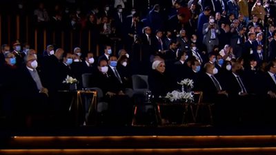 السيسي والسيدة قرينته يشهدان ختام منتدى الشباب وإطلاق النصب التذكاري لإحياء الإنسانية