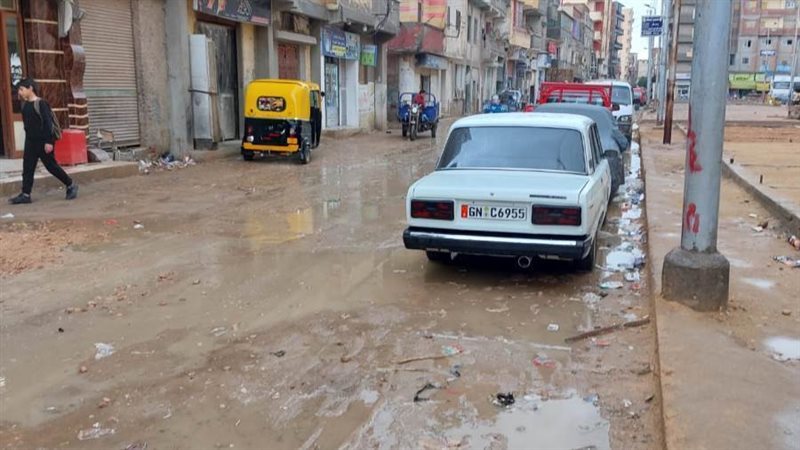 سقوط أمطار غزيرة