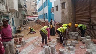 محافظ أسيوط: استكمال تركيب الإنترلوك بحارتي الطرح والمغربي بحي غرب