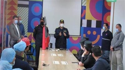 ندوات توعوية في مجال الحرائق  للعاملين بالمصانع والشركات بالغربية