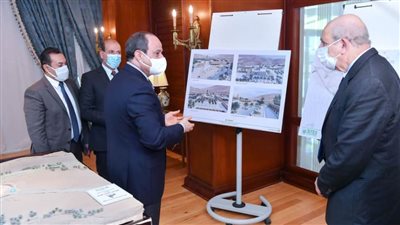 الرئيس السيسي يتابع الموقف التنفيذي لمشروع 