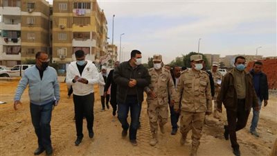 جولة تفقدية لنائب محافظ السويس لمتابعة أعمال التطوير بمدن فيصل وعتاقة