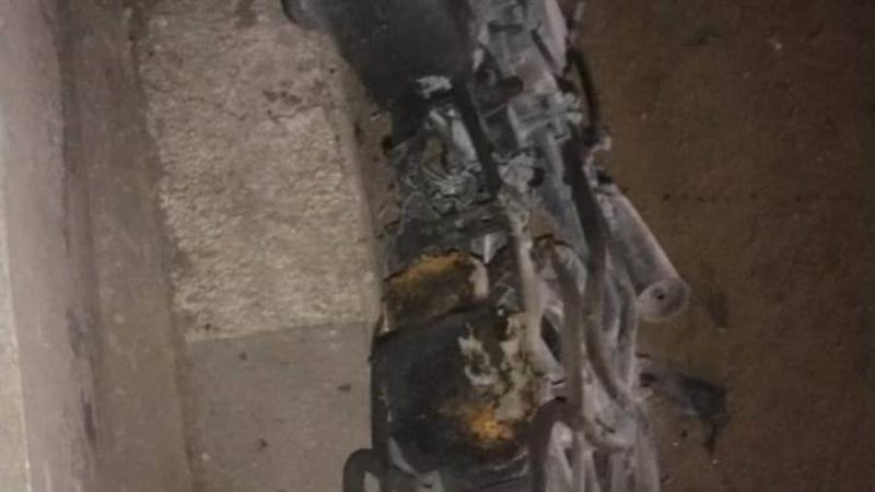 تفحم دراجة نارية