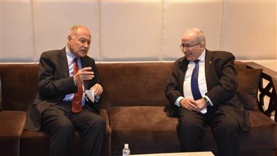 أبوالغيط يبحث الأوضاع العربية مع وزير خارجية الجزائر