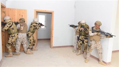 استمرار فعاليات التدريب المصري السعودي المشترك 