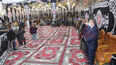 محافظ المنوفية يقدم واجب العزاء في ضحايا معدية أشمون بـ”عزبة التفتيش“