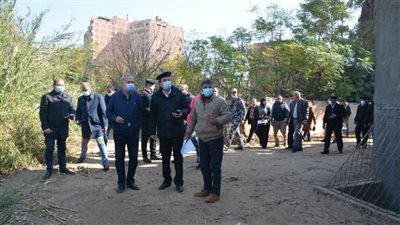 محافظ القليوبية يقود حملة لإزالة المباني المخالفة فى بنها 
