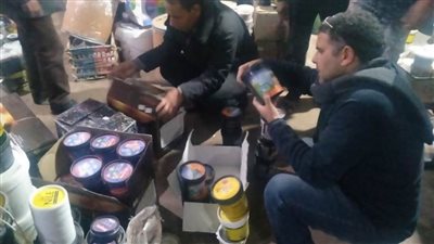 التحفظ على بويات منتهية الصلاحية فى حملة تموينية مكبرة بالبحيرة