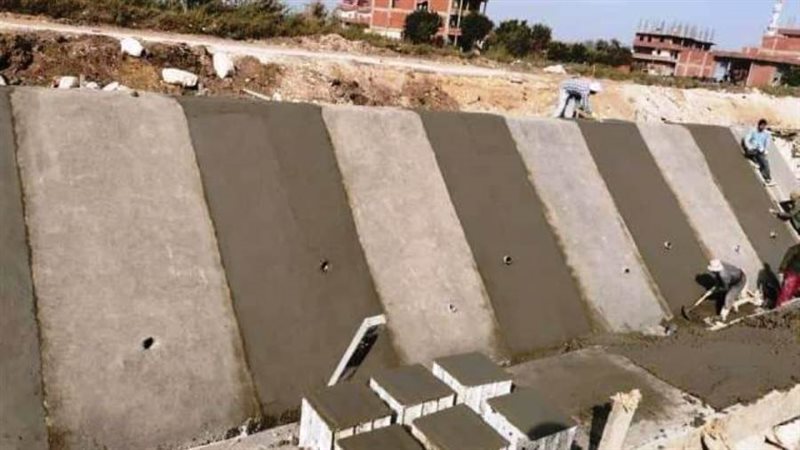 تأهيل وتبطين ترعة