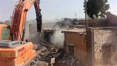  إزالة 34  تعديا فى الموجة الـ 19 ببنى سويف 