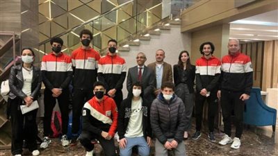 استقبال رسمي لمنتخب سلاح السيف من سفارة مصر بالبحرين