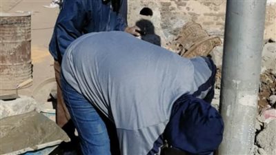 حي ثان الإسماعيلية يضع اللمسات الأخيرة للانتهاء من رفع كفاءة سور نادي السلام