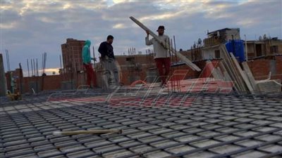 إزالة مخالفات البناء بمدينة كفر الشيخ