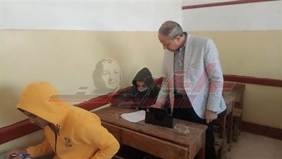 وكيل تعليم كفر الشيخ يتفقد لجان امتحانات الطلاب