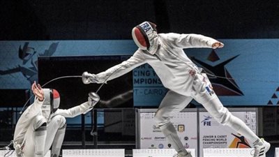 محمد ياسين يقترب من الفوز بذهبية كأس العالم لسلاح سيف المبارزة شباب بالبحرين