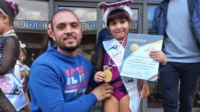 سما البغدادي تفوز بالمركز الأول فردي عام في كأس مصر للجمباز