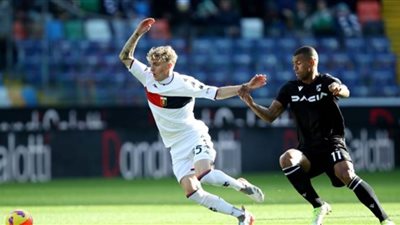 أودينيزي وجنوى يتعادلان سلبيا بالدوري الإيطالي