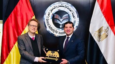 رئيس هيئة الاستثمار يبحث مع سفير ألمانيا بالقاهرة سبل تفعيل التعاون بين الجانبين