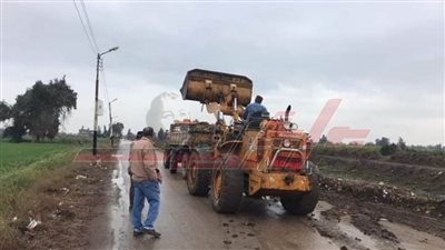 حملات نظافة ورفع القمامة من شوارع كفر الشيخ